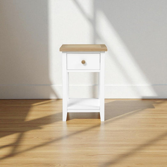 Velador de madera 1 Cajon 40x35x65