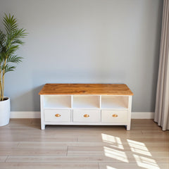 Rack de TV de Madera 3 cajones 130x40x55