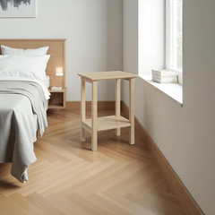 Mesa de centro de madera modelo clásica 40x30x55