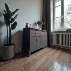 Cómoda de Madera 7 cajones 110x40x80