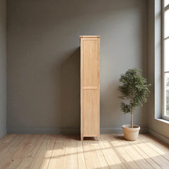 Vitrina Vintage de madera con Vidrios 90x35x190