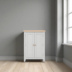 Zapatero Vintage de Madera de Pino 80x40x110