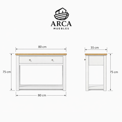Arrimo de madera 1 cajón