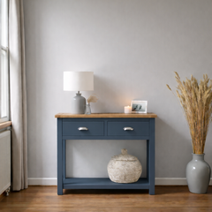 Arrimo vintage de madera 2 cajones