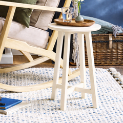 Mesa Lateral de madera Redonda