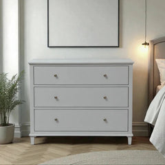 Cómoda de madera con 3 cajones