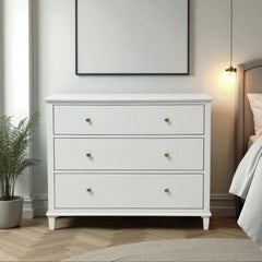 Cómoda de madera con 3 cajones 100x40x100