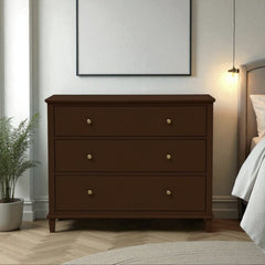 Cómoda de madera con 3 cajones 100x40x100