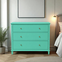 Cómoda de madera con 3 cajones 100x40x100