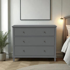 Cómoda de madera con 3 cajones