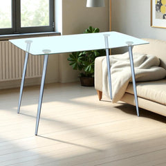 Mesa de Centro Lyon Rectangular 130x80x75 cm - Vidrio Templado 10mm