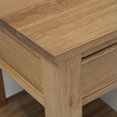 Escritorio de madera vintage 2 cajones 80x150x50