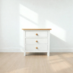 Velador de madera 3 cajones