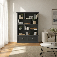 Librero de madera con Estantería Retro