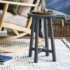 Mesa Lateral de madera Redonda