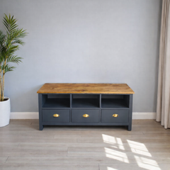 Rack de TV de Madera 3 cajones