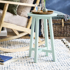 Mesa Lateral de madera Redonda