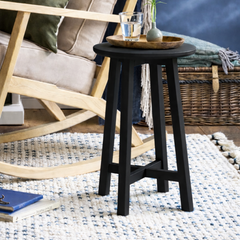 Mesa Lateral de madera Redonda