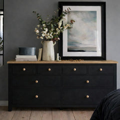 Cómoda de Madera 8 cajones