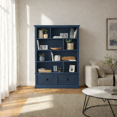 Librero de madera con Estantería Retro