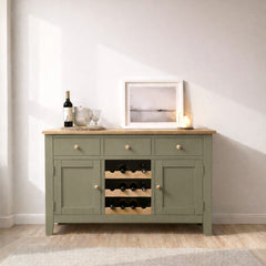 Buffet Mueble bar de madera estilo nórdico