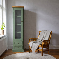 Vitrina Alta de madera Slim