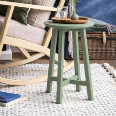 Mesa Lateral de madera Redonda