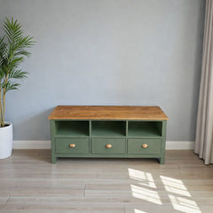 Rack de TV de Madera 3 cajones