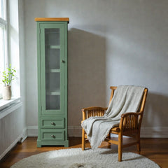 Vitrina Alta de madera Slim