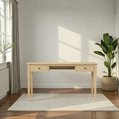 Escritorio de madera vintage 2 cajones