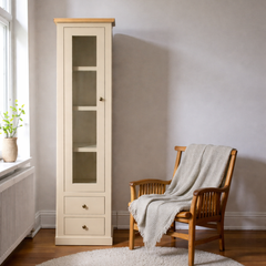 Vitrina Alta de madera Slim