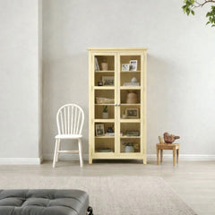 Vitrina Vintage de madera con Vidrios