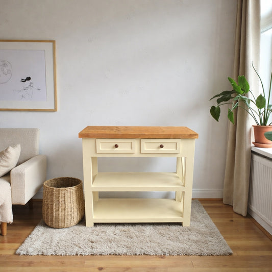 Arrimo Minimalista de madera 2 Cajones