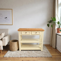 Arrimo Minimalista de madera 2 Cajones