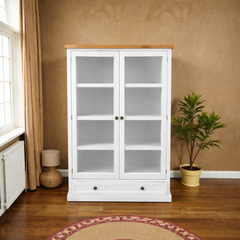 Vitrina de madera Natural