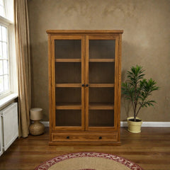 Vitrina de madera Natural