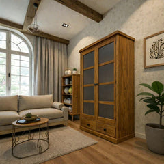 Vitrina de madera Natural