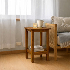 Mesa de centro de madera modelo clásica