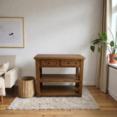 Arrimo Minimalista de madera 2 Cajones