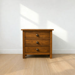 Velador de madera 3 cajones