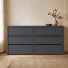 comoda-arauco-6-cajones-gris-grafito-1
