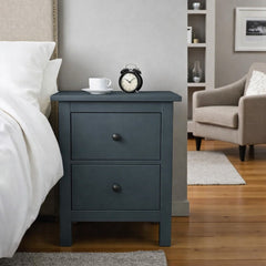 Velador de madera 2 cajones