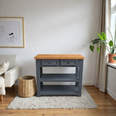 Arrimo Minimalista de madera 2 Cajones