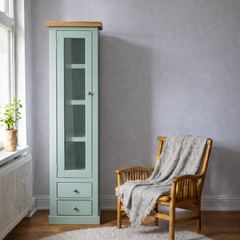 Vitrina Alta de madera Slim