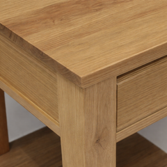 Escritorio de madera vintage 2 cajones