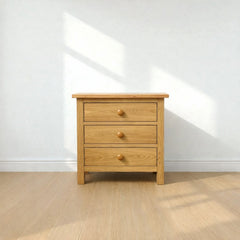 Velador de madera 3 cajones