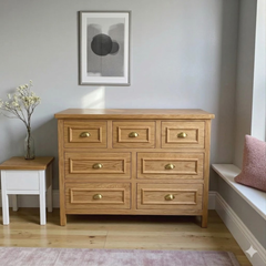 Cómoda de Madera 7 cajones