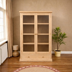 Vitrina de madera Natural