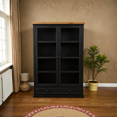 Vitrina de madera Natural