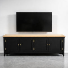 Rack tv de madera 4 puertas